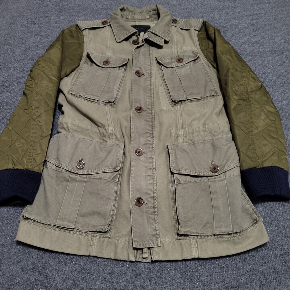J.‎ Crew Jacket Women's S Fatigue Field Military Utility Quilted Sleeves